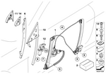 67626981143 - : Drive For Window Lifter for BMW Image