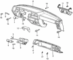 66850SA4020 - : Bracket A, Radio Mounting for Honda Image