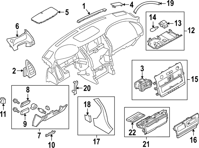 682606JS5A - : Storage Compartment for INFINITI: QX80 Image