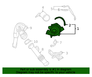 4C3Z-6K682-CDRM - Turbocharger 2004-2006 Ford | Ford OEM Parts Direct