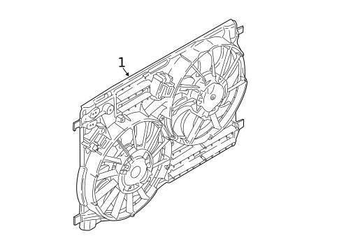 Cooling Fan for 2018 Ford Focus #0