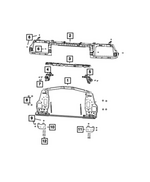 6512992AA - Cooling: Hex Head Screw And Coned Washer for Mopar Image