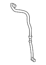 1K0201160AG - Emission System: Air Tube for Volkswagen: Golf, Golf R, R32 Image