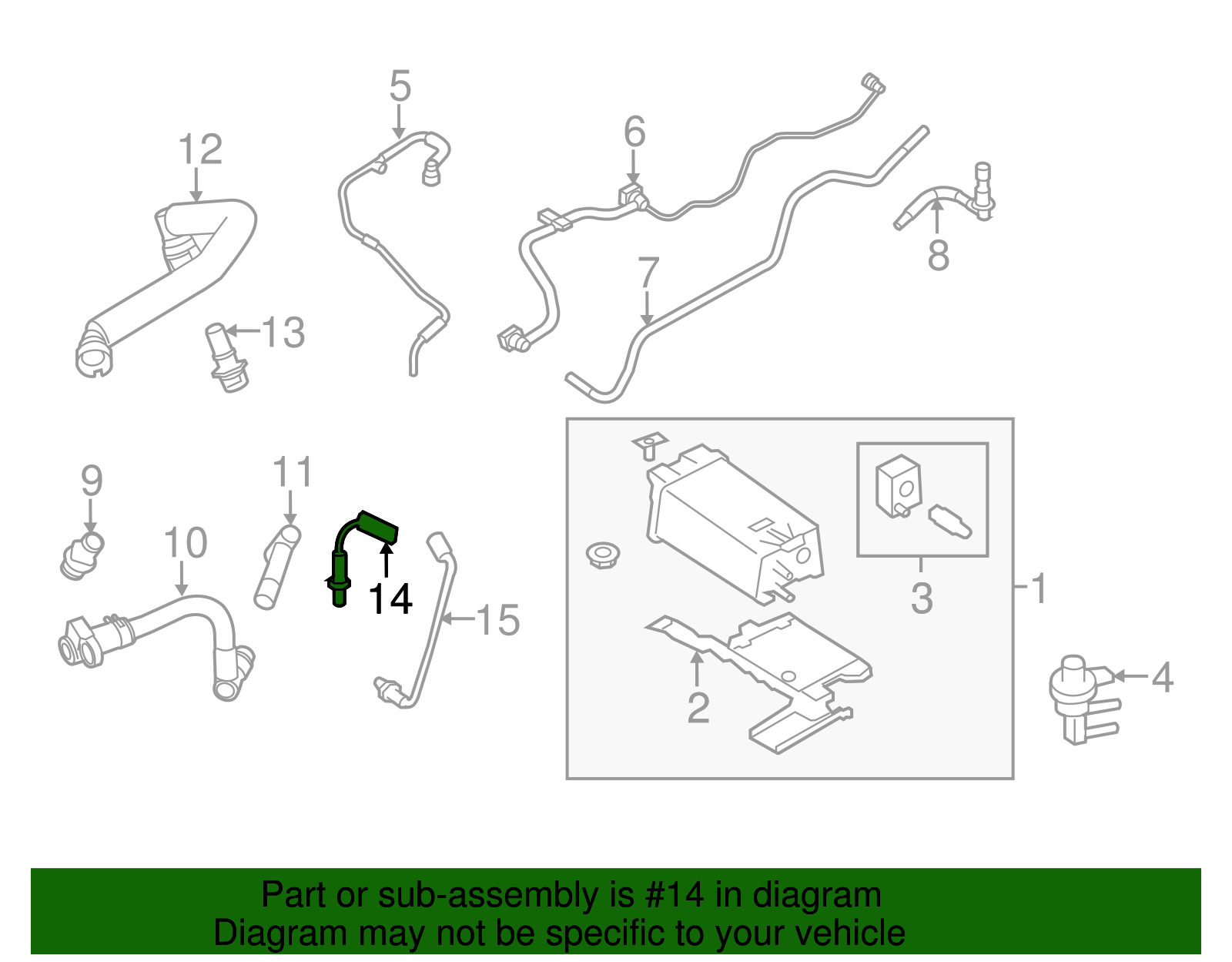2011-2019 Ford Oxygen Sensor BL3Z-9F472-A | TascaParts.com