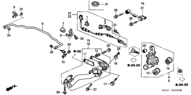 Rear Lower Arm for 2003 Honda CR-V #0