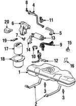 22577899 - Fuel System: Filler Pipe for Oldsmobile: Achieva Image