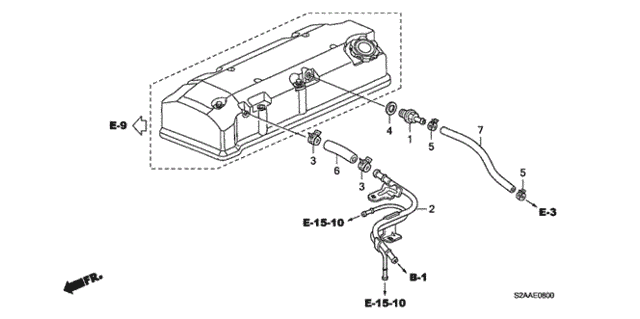 Breather Tube for 2008 Honda S2000 #0