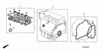 6110RAAA03 - Engine: GASKET KIT, CYLINDER HEAD for Honda Image