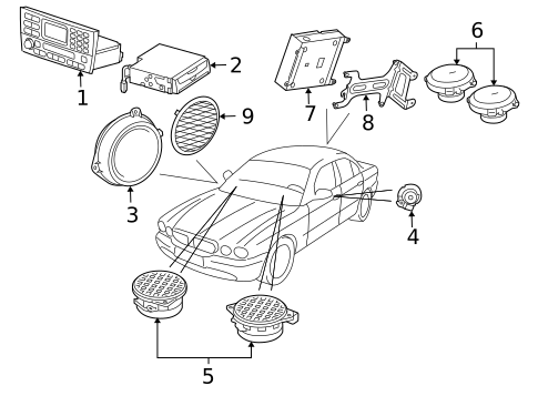 Sound System for 2009 Jaguar Vanden Plas #0