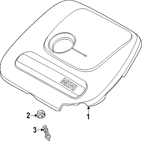 Engine Appearance Cover for 2025 Mini Countryman #0