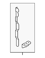 7P6809573 - Body: Strip for Volkswagen Image