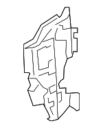 6E103980D - Engine: Sound Absorber for Volkswagen: Touareg Image