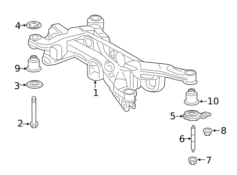 Suspension Mounting for 2022 Toyota RAV4 #0