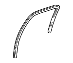 10294035 - Body: Run Weather-strip for Buick: Terraza | Chevrolet: Uplander, Venture | Oldsmobile: Silhouette | Pontiac: Montana, Trans Sport | Saturn: Relay Image