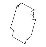 LR081165 - Body: Bolster Pad for Land Rover: Defender 110, Defender 130, Defender 90, Discovery Image