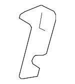 LR131154 - Body: Outer Cover for Land Rover: Defender 110, Defender 130, Defender 90, Discovery Image