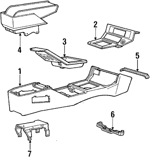 Center for 1988 Ford EXP #0
