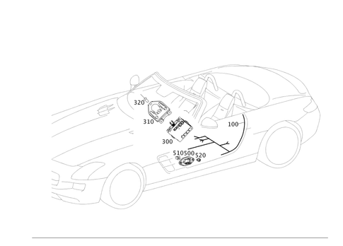 Door Wiring Harness and Door Control Module for 2011 Mercedes-Benz SLS AMG #0