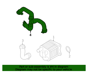 31493282 - High-Quality Radiator Coolant Hose for 2020-2025 Volvo ...