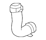 31493288 - Cooling System: Hose for Volvo: S60, S90, V60 Cross Country, V90 Cross Country, XC40, XC60, XC90 Image