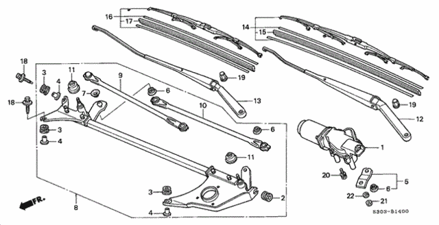 Windshield Wiper for 2000 Honda Prelude #0