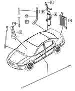 5064258AA - : Antenna for Chrysler: Sebring | Dodge: Stratus Image
