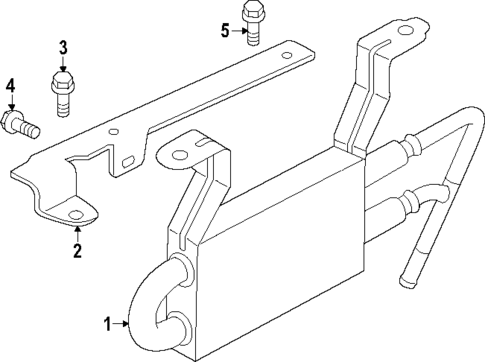 Power Steering Oil Cooler for 2024 Ford Transit-350 #0