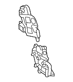 4H0898965 - HVAC: Mount Kit for Audi: A6, A6 Quattro, A7 Quattro, A8 Quattro, RS7, S6, S7, S8 Image