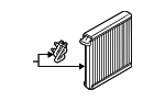 4H1898967 - HVAC: Evaporator Core for Audi: A6, A6 Quattro, A7 Quattro, A8 Quattro, RS7, S6, S7, S8 Image