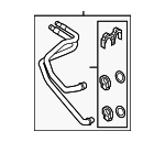 4H1898037 - HVAC: Pipe Assembly for Audi: A6, A6 Quattro, A7 Quattro, A8 Quattro, RS7, S6, S7, S8 Image
