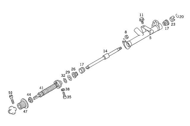 1244602216 - Steering: Steering Column Tube for Mercedes-Benz Image image