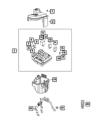 6107050AA - Electrical: Nut for Mopar Image image