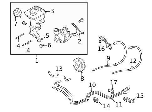 Pump & Hoses for 2012 Porsche Cayman #0