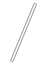 51318125889 - Body: Side Molding for BMW: 740i, 740iL, 750iL Image