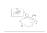 2156701401 - : Windshield for Mercedes-Benz Image