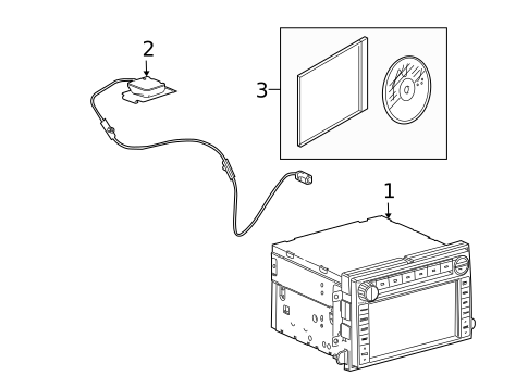 Navigation System Components for 2009 Ford Mustang #0