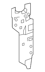 64320SZT305ZZ - : 2011-2012 Honda CR-Z - Plate R Side Sill End for Honda: CR-Z Image