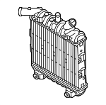 4K0121212B - Cooling System: Auxiliary Radiator for Audi: S6, S7 Sportback Image