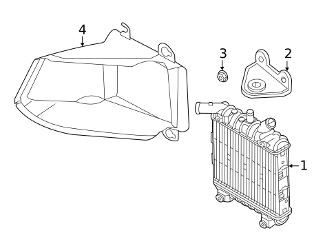 Radiator & Components for 2020 Audi S6 #3